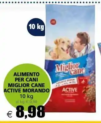 Il Gigante Alimento per cani miglior cane active morando 10 kg offerta
