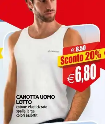Canotta uomo lotto