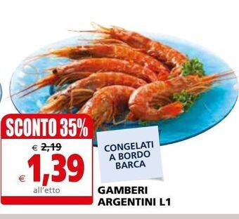 Il Gigante Gamberi argentini l1 offerta