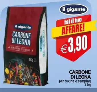 Il Gigante Carbone di legna offerta