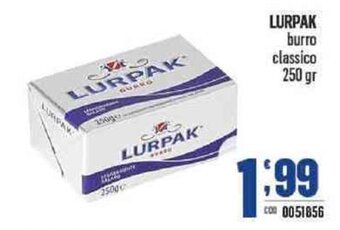 Gruppo di Palo Lurpak burro classico 250 gr offerta