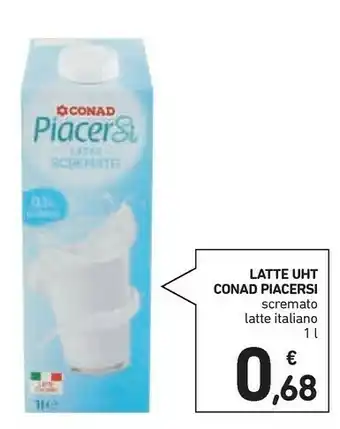 Conad Conad Piacersi Latte Uht 1000 Ml offerta