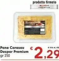 Despar Despar - Pane Carasau 250 G(ml) offerta