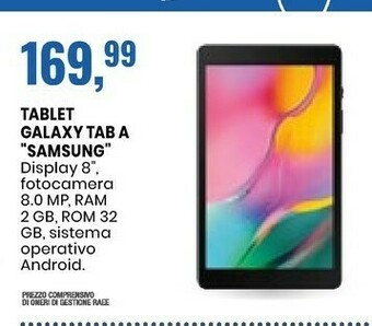 Eurospin Samsung Tablet Galaxy Tab A offerta