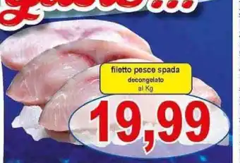Pewex Filetto pesce spada decongelato offerta