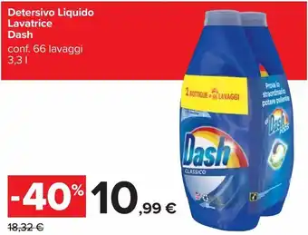 Carrefour Market Detersivo lavatrice dash offerta