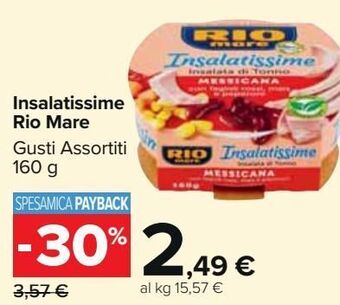 Carrefour Market Insalatissime rio mare offerta