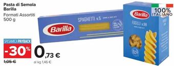Pasta di semola barilla