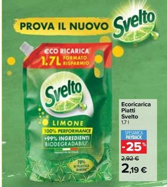 Carrefour Market Ecoricarica piatti svelto offerta
