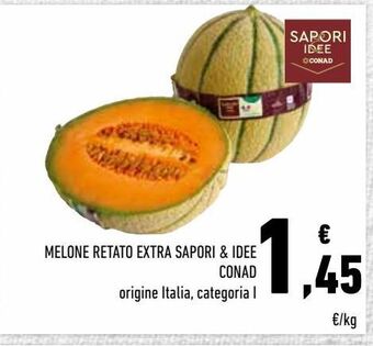 Conad Melone retato extra sapori & idee conad offerta