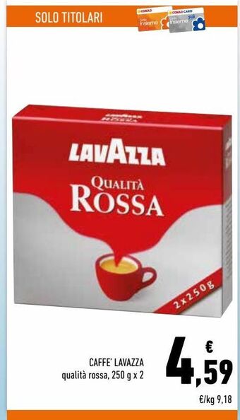 Conad Caffè lavazza offerta