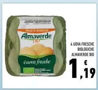 Conad 4 uova fresche almaverde bio offerta