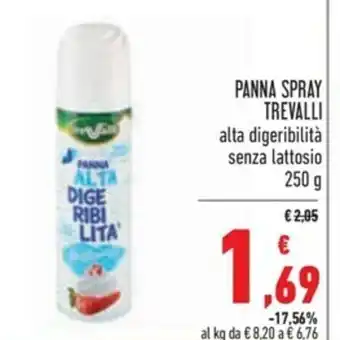 Spazio Conad Panna Spray Trevalli alta digeribilitá offerta