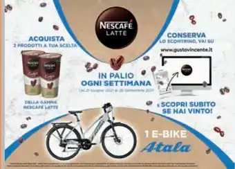 Spazio Conad Nescafe Latte Acquista 2 Prodotti A Tua Scelta Della Gamma/ Conserva Lo Scontrino, Vai Su/ In Palio Ogni Settimana offerta