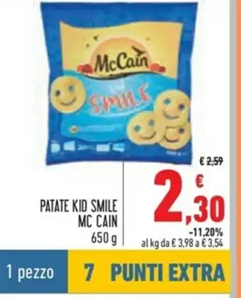 Patate Kid Smile Mc Cain 650g