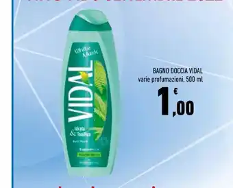 Conad City Bagno doccia vidal varie profumazioni 500ml offerta