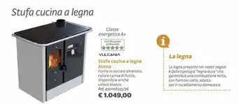 Bricocenter Stufa cucina a legna atena offerta