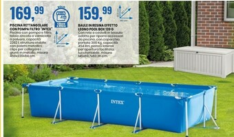 Eurospin Intex Piscina Rettangolare Con Pompa Filtro offerta