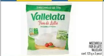 Spazio Conad Mozzarella Fior Di Latte Vallelata 125g offerta