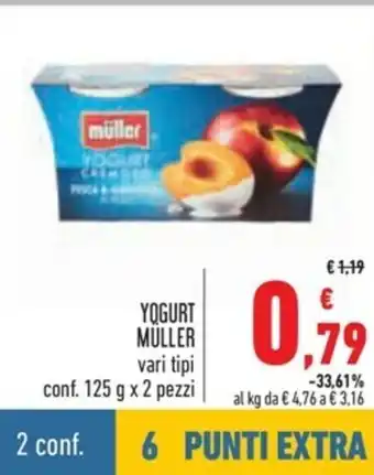 Spazio Conad Yogurt Muller 125g offerta
