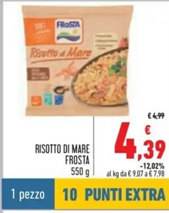 Spazio Conad Risotto Di Mare Frosta 550g offerta
