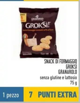 Spazio Conad Snack Di Formaggio Groksi Granarolo 75g offerta