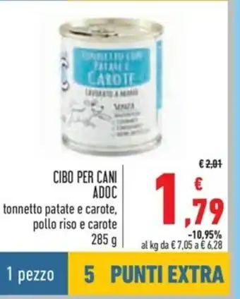 Spazio Conad Cibo Per Cani ADOC 285g offerta