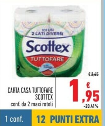Spazio Conad Scottex Carta Casa Tuttofare offerta