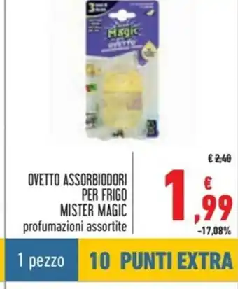 Spazio Conad Ovetto Assorbiodori Per Frigo Mister Magic offerta