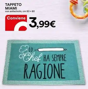 Coop Tappeto Miami offerta