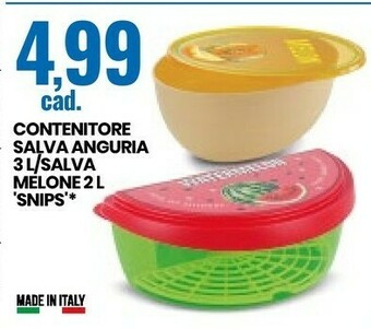 Eurospin Snips Contenitori per alimenti offerta