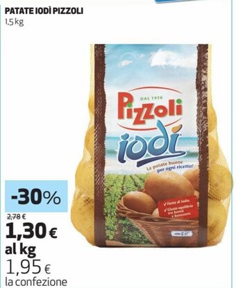 Coop Pizzoli Patate Iodi 1,5 kg. offerta