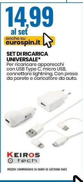 Eurospin Accessori cellulari offerta
