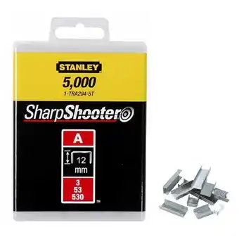 Stanley 1000 graffe 12mm punti tipo a acciaio antiruggine graffatrice 1-tra208t