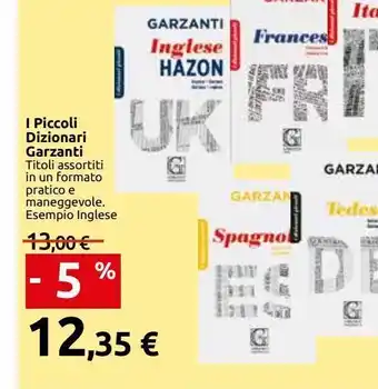 I piccoli dizionari garzanti