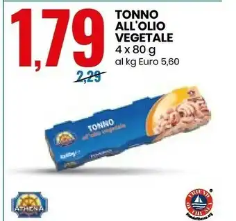Eurospin Athena Tonno offerta