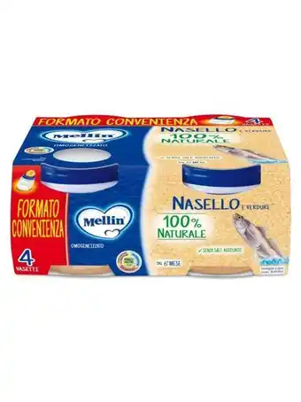 Prenatal Mellin - omogeneizzato nasello 4x80g offerta