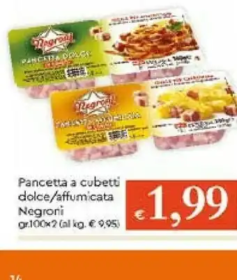 Galassia Negroni Pancetta offerta