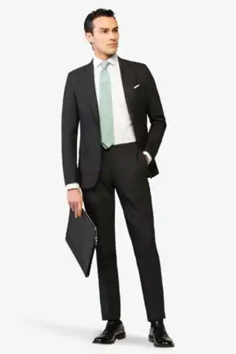 Dan John Abito rever largo micro struttura nero melange offerta