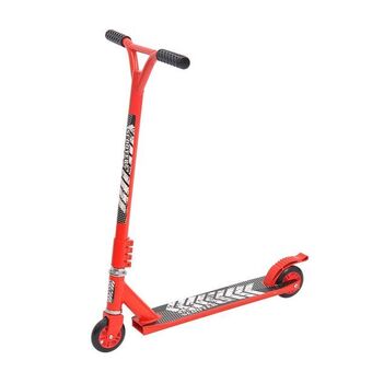 Brico Bravo Monopattino per adulti in alluminio con impugnatura ergonomica rosso offerta