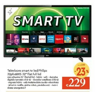 Galassia Philips Tv led 32 offerta