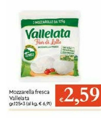 Galassia Vallelata Mozzarella offerta