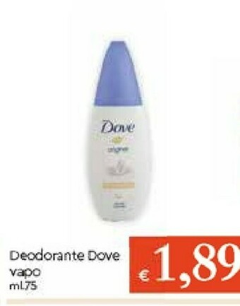Galassia Dove Deodorante offerta