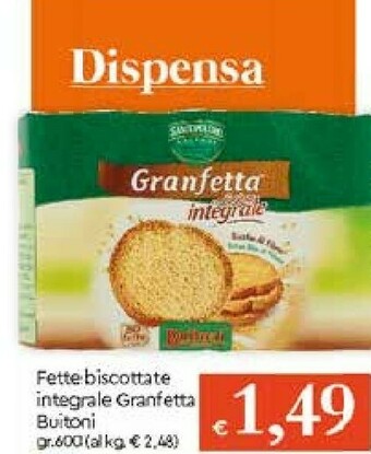 Galassia Buitoni Fette biscottate offerta