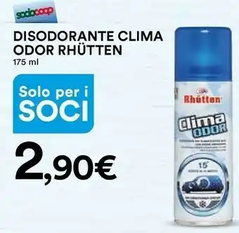Ipercoop Rhutten Disodorante Clima Odor offerta