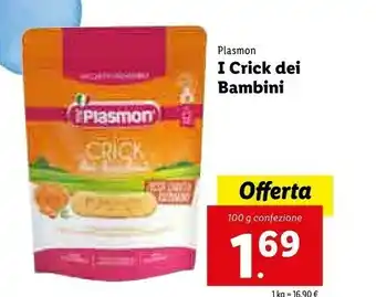 Lidl Plasmon I Crick Dei Bambini offerta