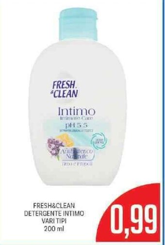 Supermercati Piccolo Fresh&Clean Detergente Intimo Vari Tipi 200 ml offerta
