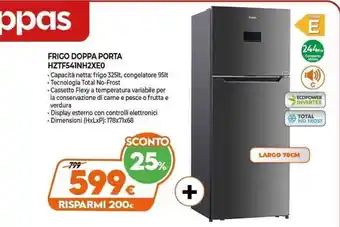 Zoppas Frigo Doppia Porta HZTF541NH2XE0