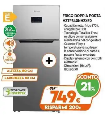 Expert Zoppas Doppia Porta HZTF640NH2XE0 offerta