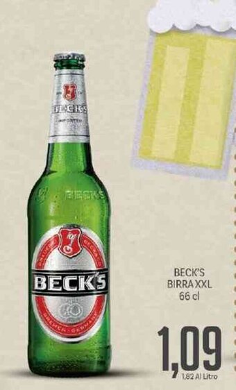 Supermercati Piccolo Beck's Birra XXL 66 cl offerta